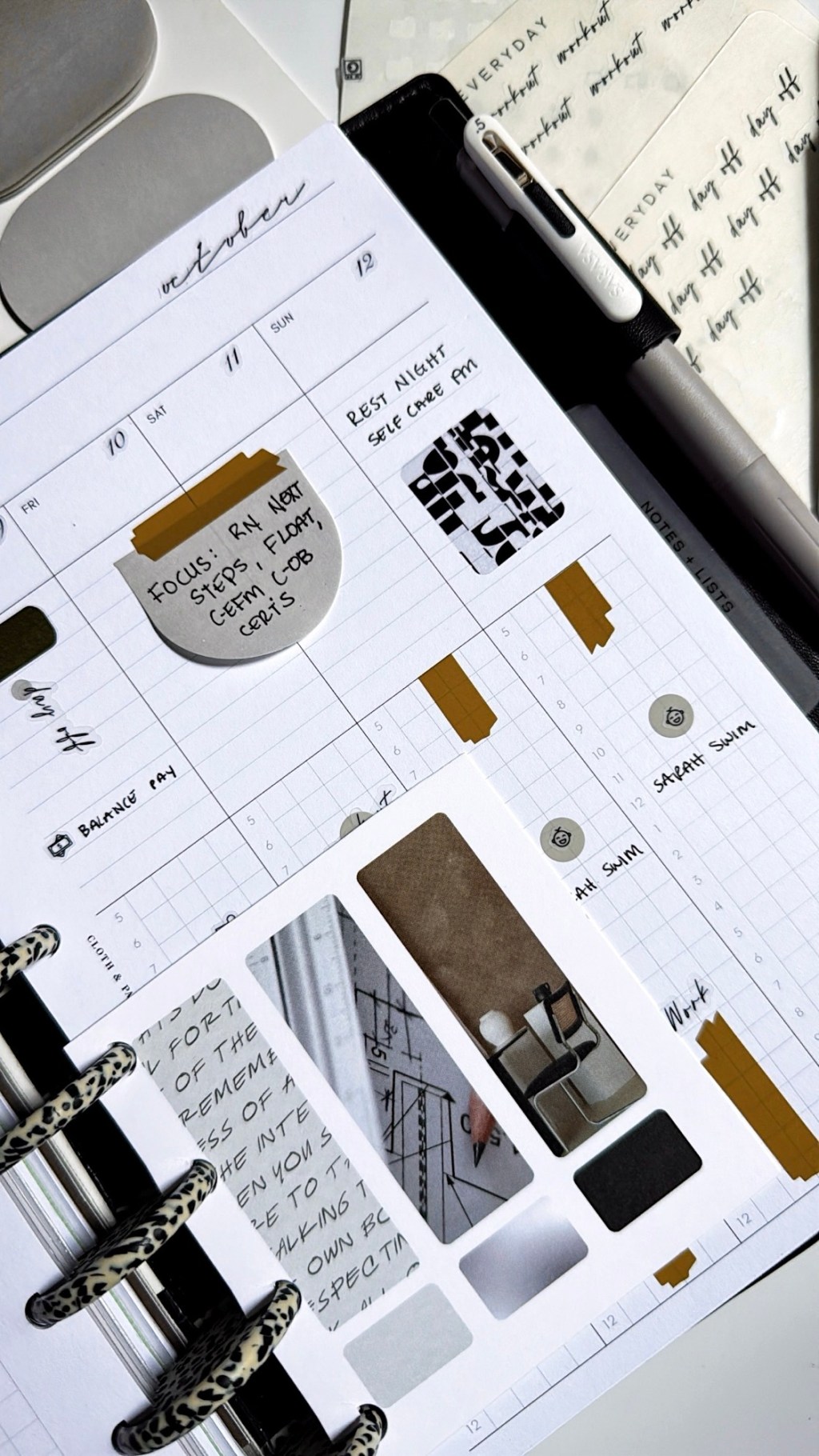 Weekly Plan With Me&nbsp;10/6